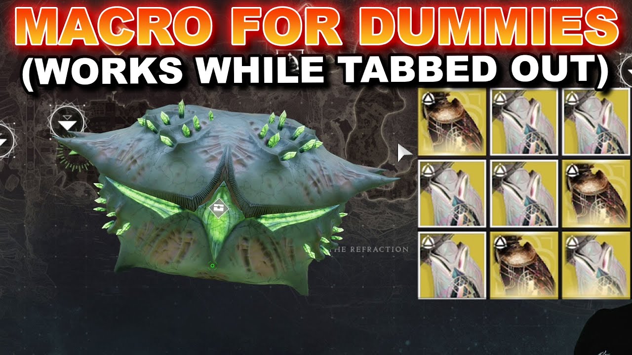 (BANNABLE) Solo Exotic Class Item Macro Chest Farm While Tabbed Out (Destiny 2: Final Shape)