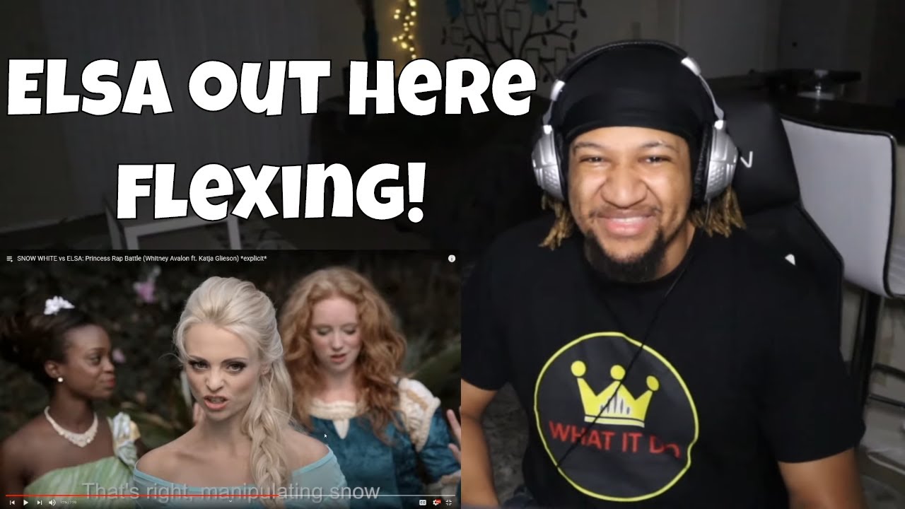 SNOW WHITE vs ELSA: Princess Rap Battle | Reaction