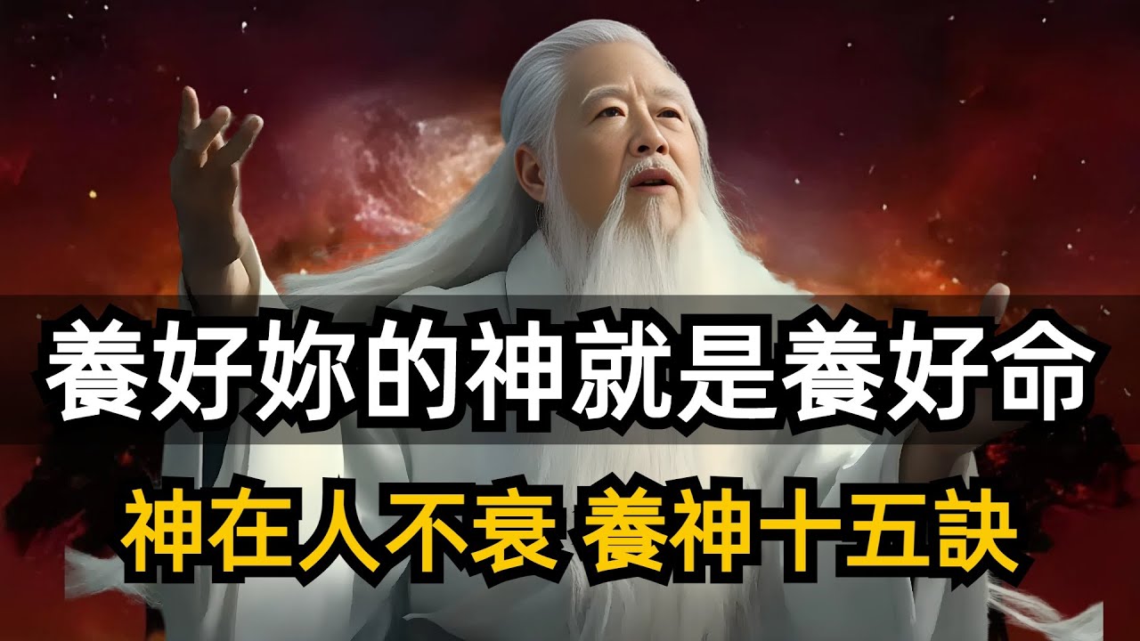 養好妳的神就是養好命：健康先養神，神安則身健。十五個閉目養神，調養身心的方法。