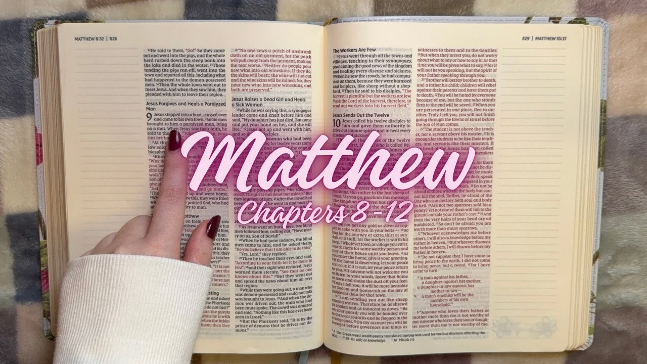 Bible Reading | Matthew 8-12 NIV