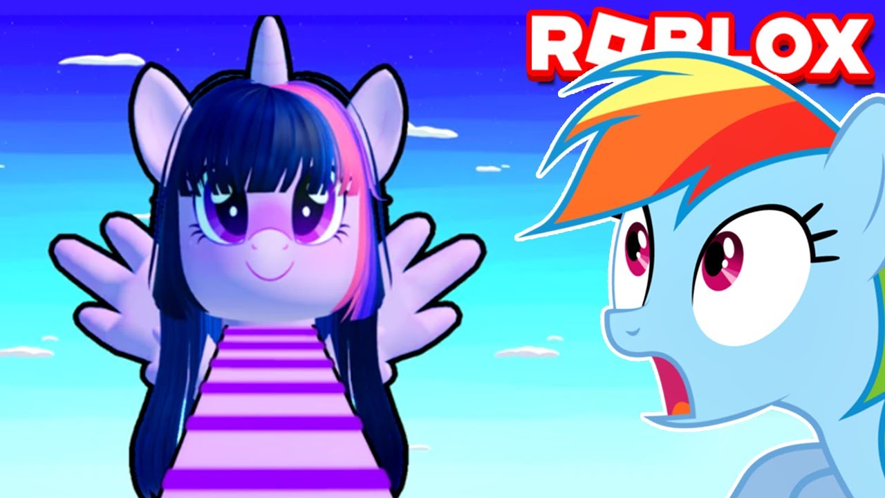 ESCAPANDO DO OBBY de MLP (Roblox My Little Pony Obby) #LuliRarity