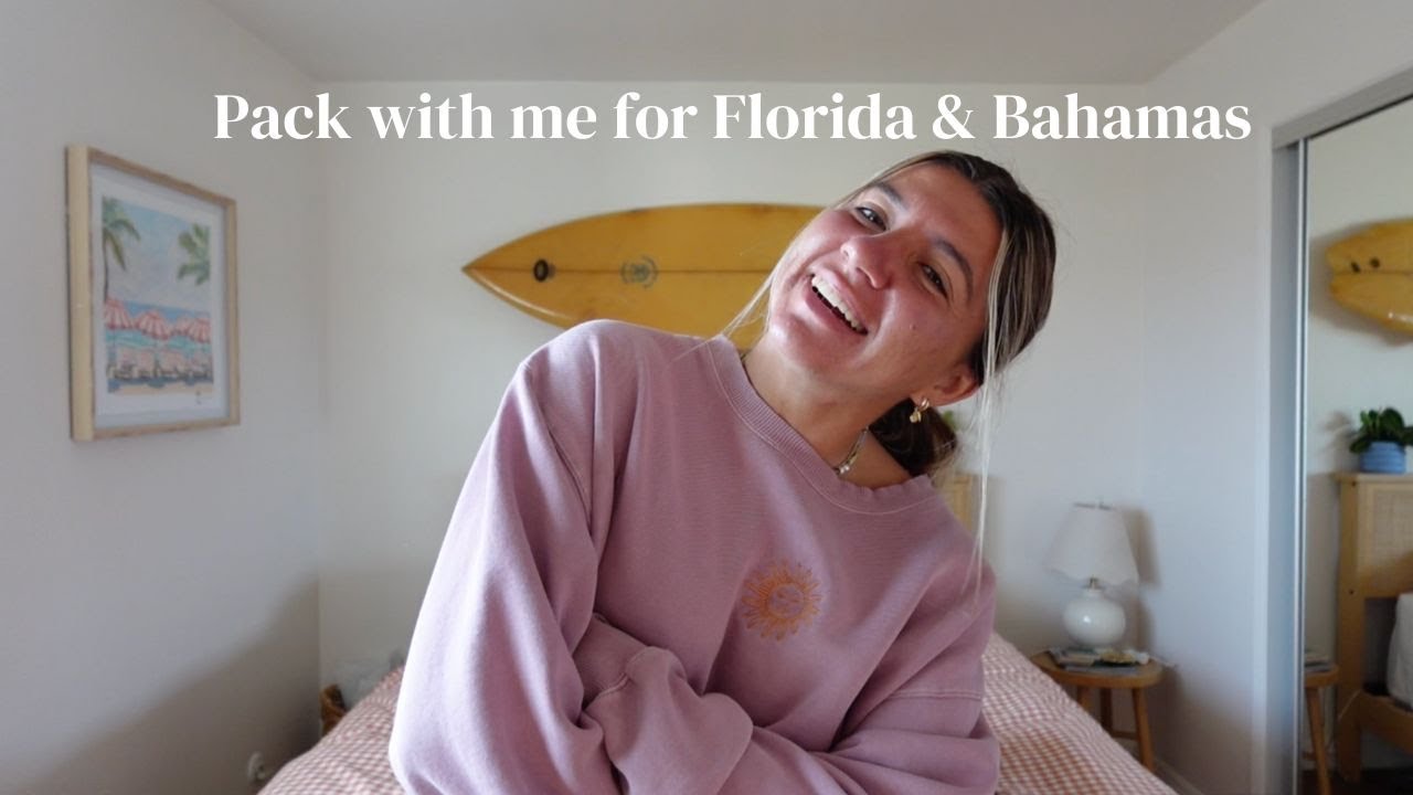 Pack with me for Florida + Bahamas!!