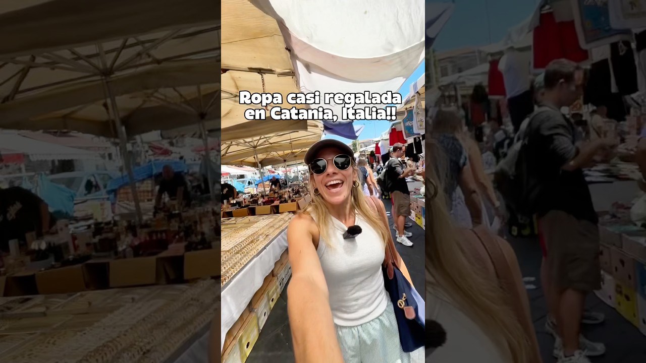 Ropa de Zara a 5 &euro; en un mercado secreto de Sicilia 🇮🇹