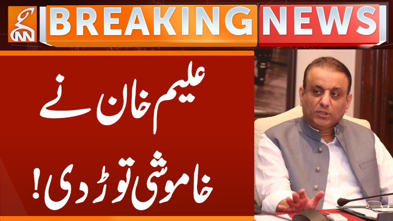 Aleem Khan Breaks His Silence | Breaking News | GNN
