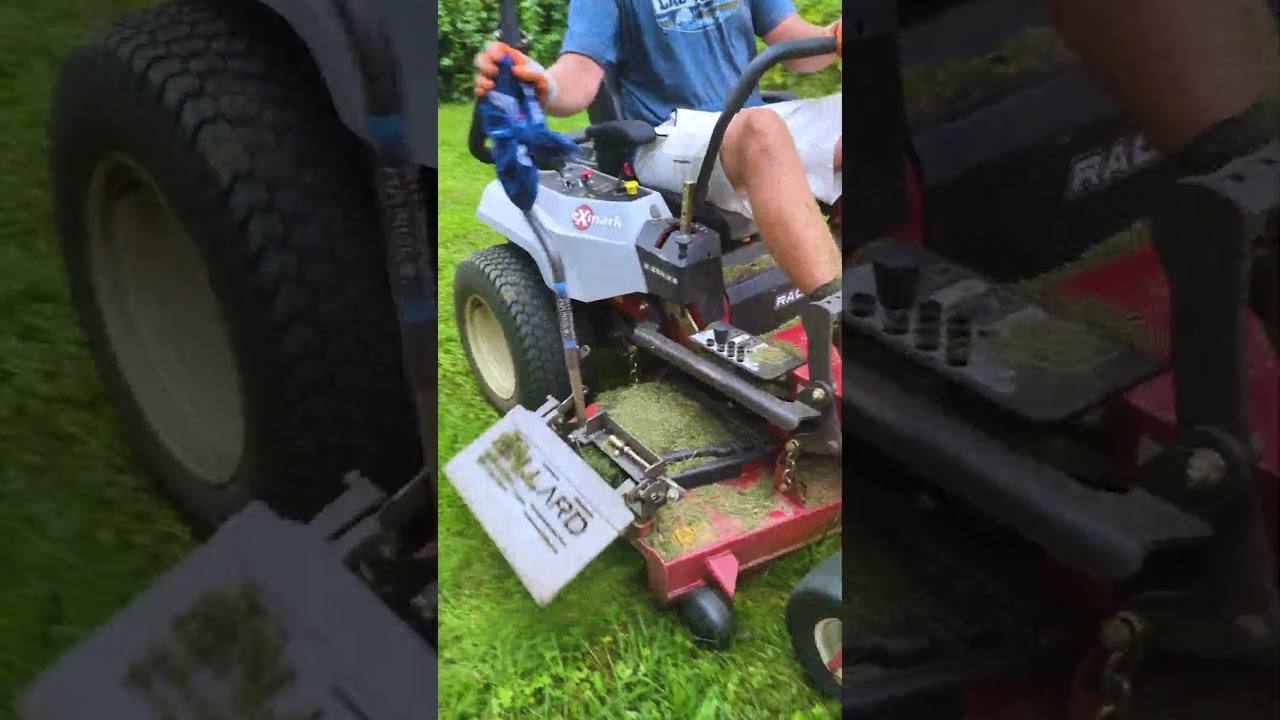 🐐GOAT Mower Attachment!? #lawncare #tips #ballard #shorts