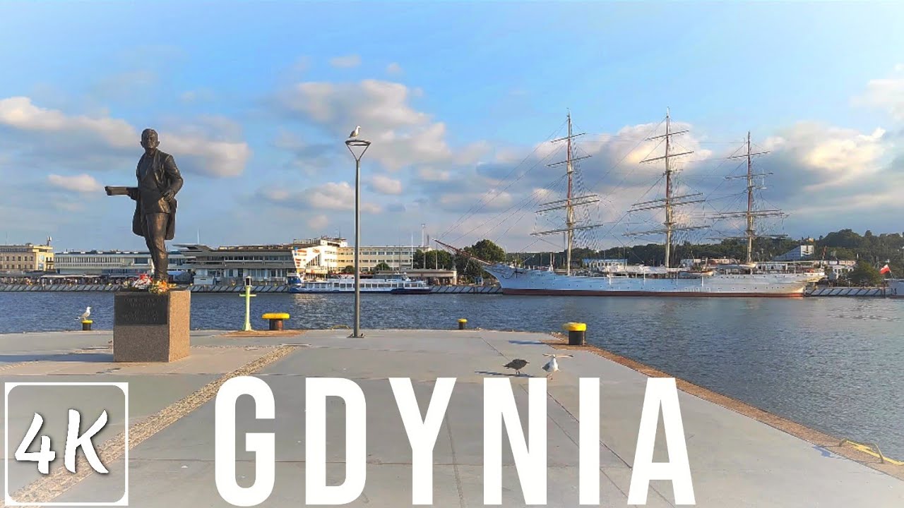 [ 4K ] Gdynia, Poland. Part 4 | Waterfront, Beach