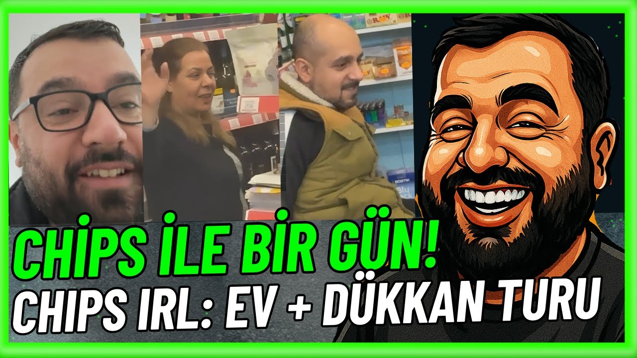 Chips IRL Vlog: Ev Tanıtımı, Ailesiyle Sohbet ve Dükkan Turu! 🍳🚗 | ChipsBiggz TV Bölüm 1