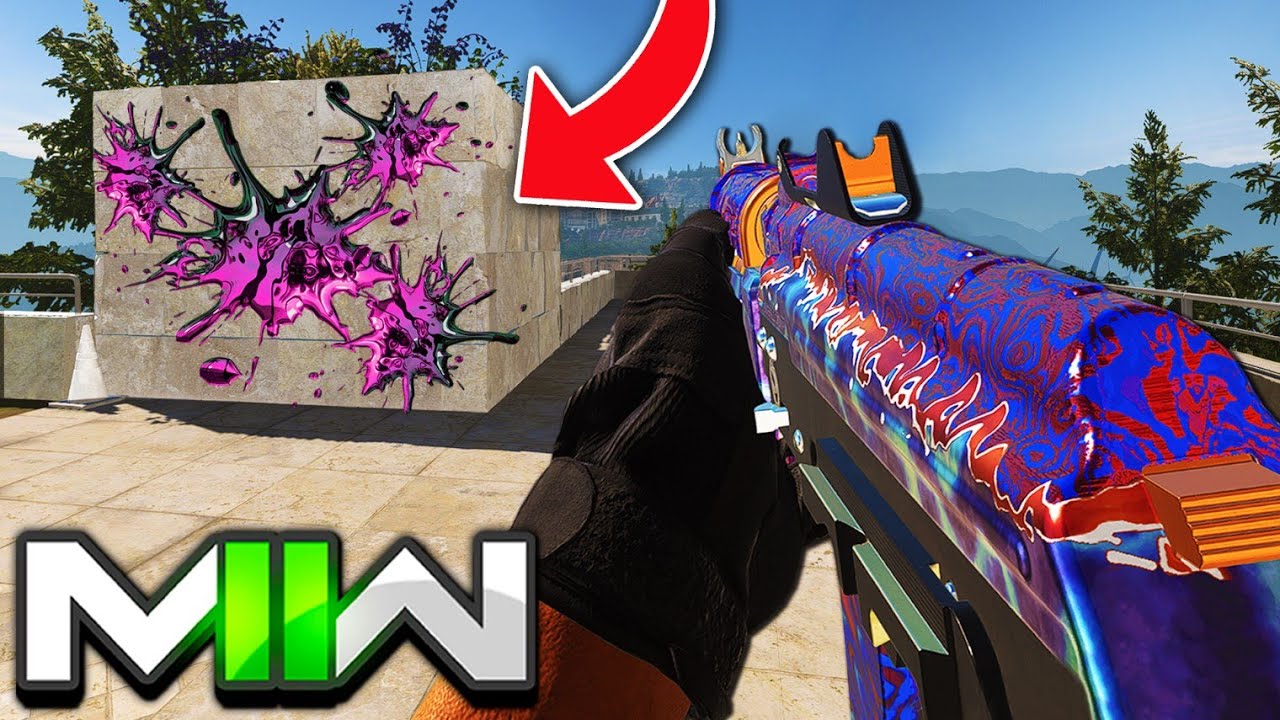 MW2 - Liquid Metallic Blurple Damascus Tracers 👀