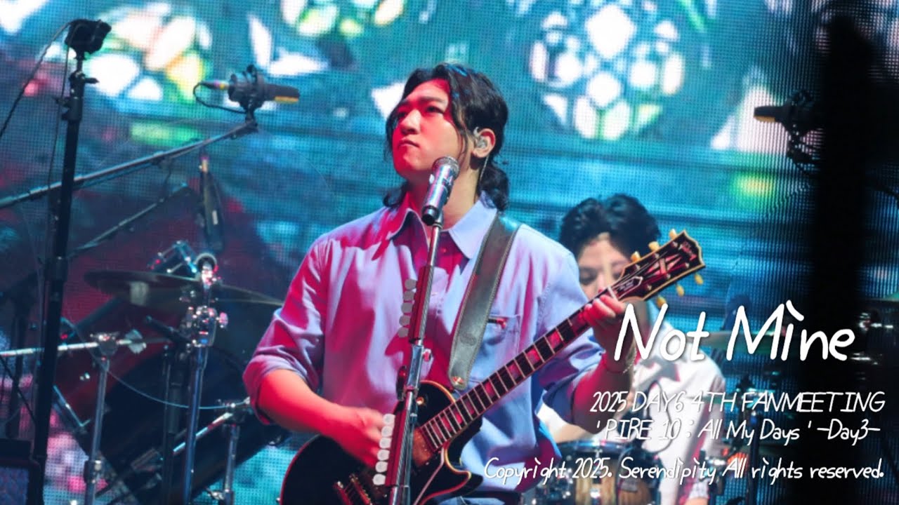 [Not Mine] 2025 DAY6 4TH FANMEETING 'PIRE 10 :All My Days'-Day3- [성진 직캠]