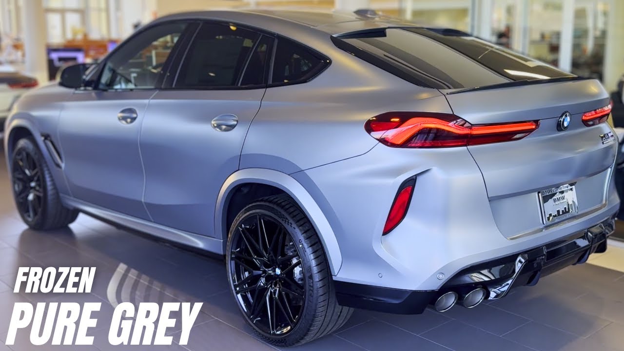FROZEN PURE GREY 2025 BMW X6M Competition | WILD SUV!