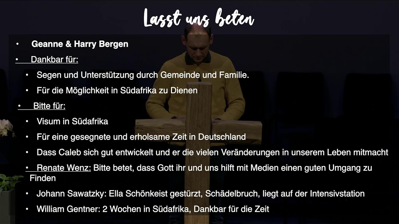 Bibel & Gebetsstunde | CBG Fulda Kohlhaus | LIVE