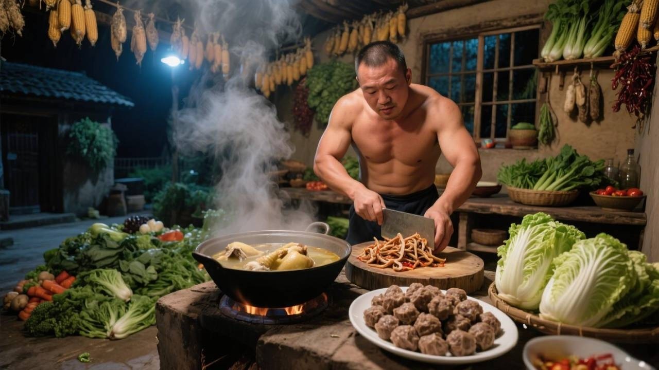 围炉而坐，只等那口“酥脆鲜嫩”的主角。当热乎的满足感在齿间绽放，便是不期而至的温暖。【孤独的美食咖】