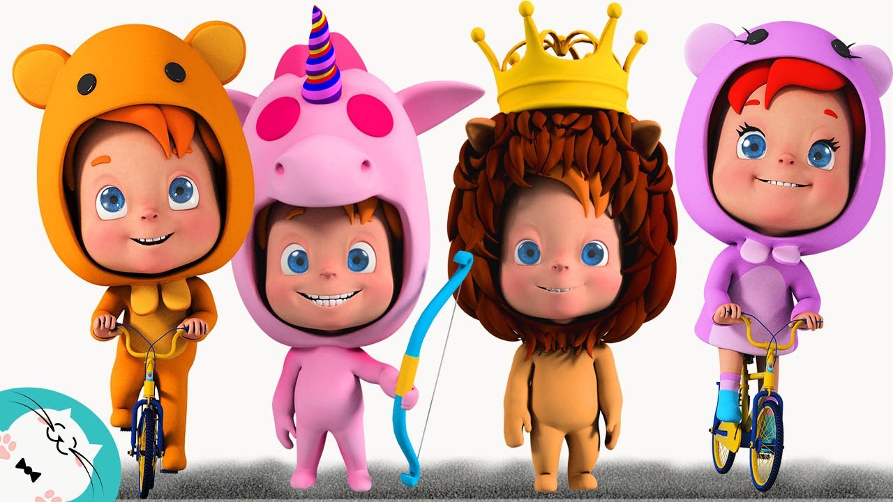 The Lion and the Unicorn Were Fighting for the Crown Nursery Song | The Rhymes Family
