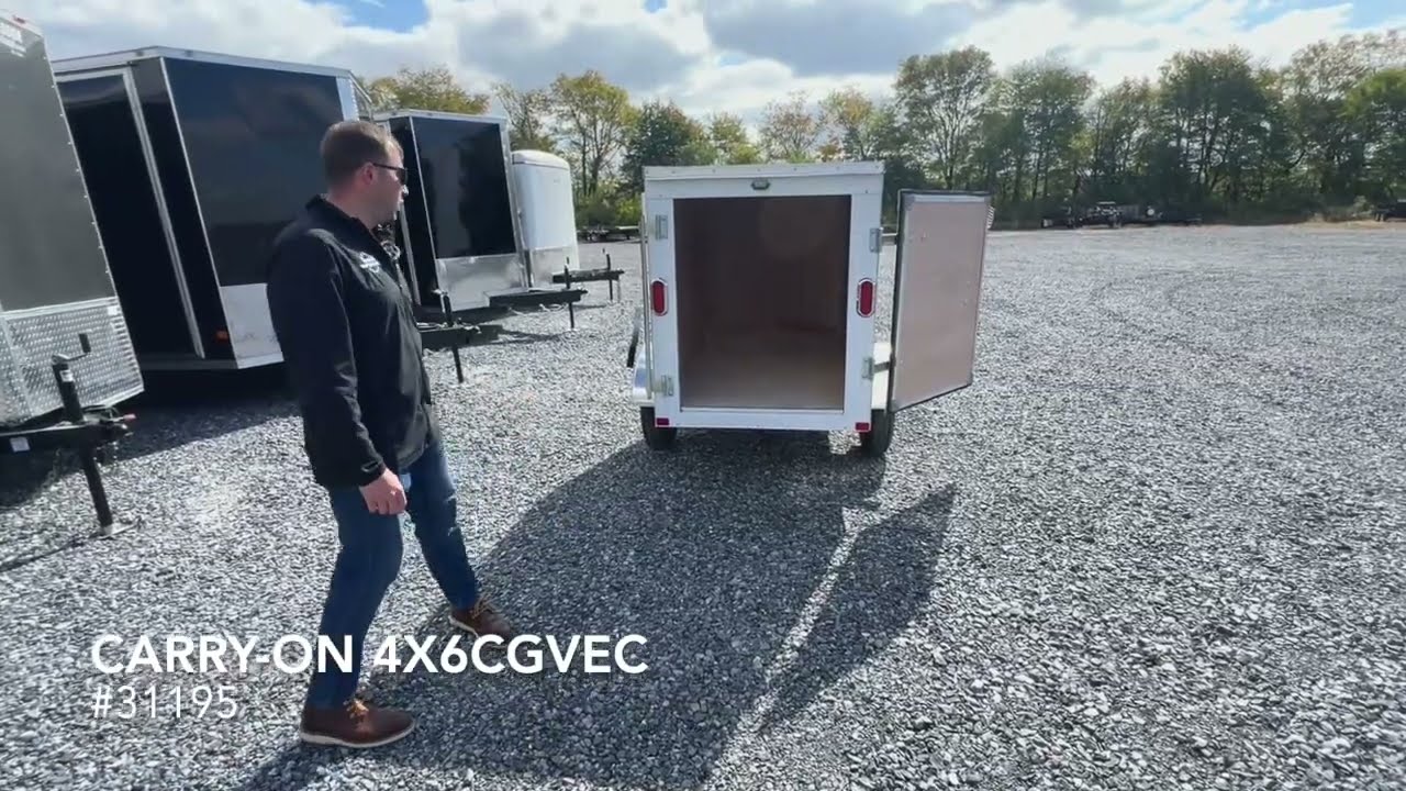 Carry-On 4x6 Enclosed Cargo Trailer