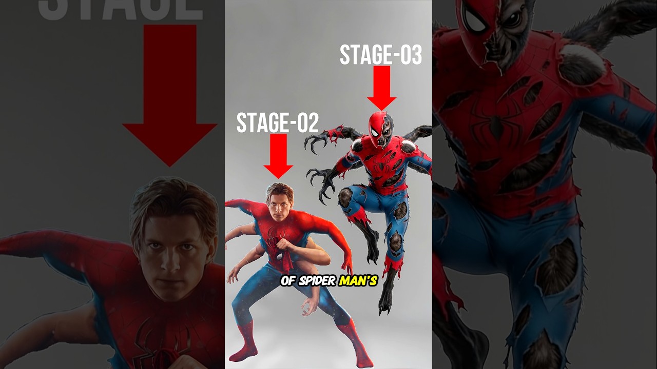 3 Evolution Stages of Spider-Man Explained #spidermanbrandnewday #spiderman4 #marvel #marvelcomics
