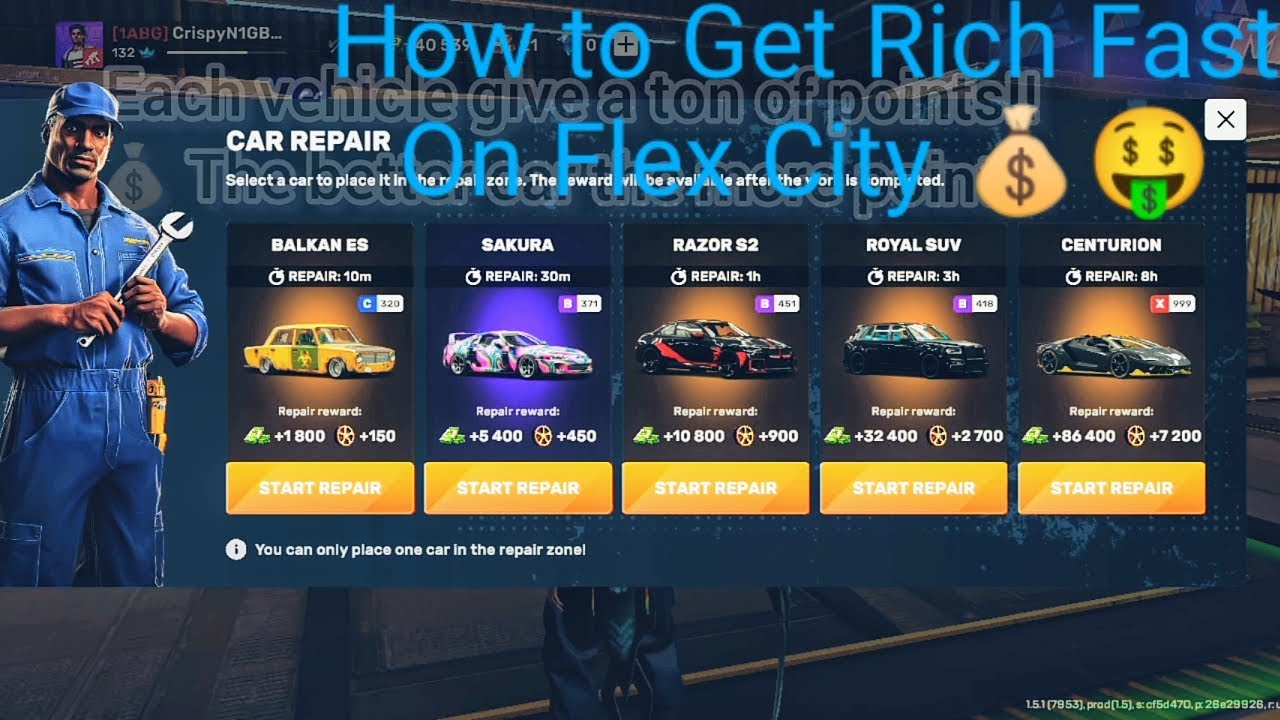 How To Get RICH Fast In Car Fest On FLEX CITY 💰 🏎️ #flexcityviceonline #flexcityvideos #fyp