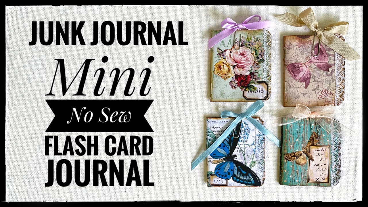 Junk Journal - Mini - No Sew Flash Card Journal