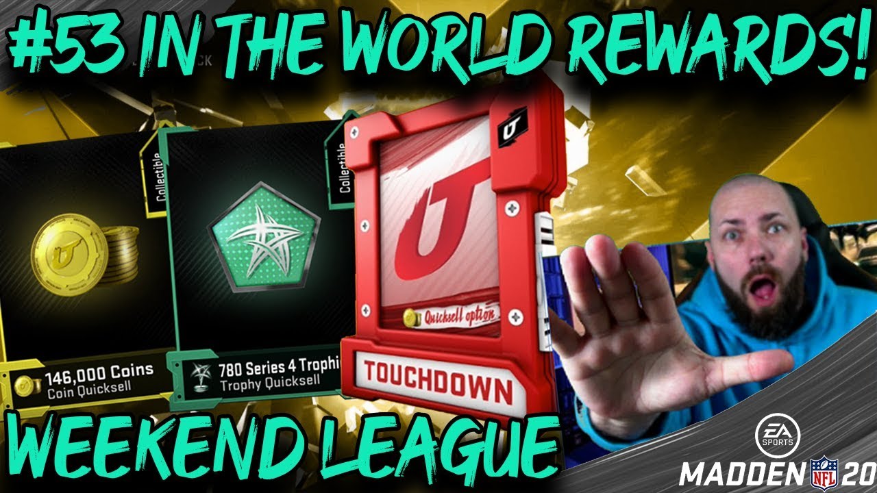 MY BEST PACKS OF THE YEAR! TOP 75 WEEKEND LEAGUE REWARDS! [MADDEN 20 ULTIMATE TEAM]