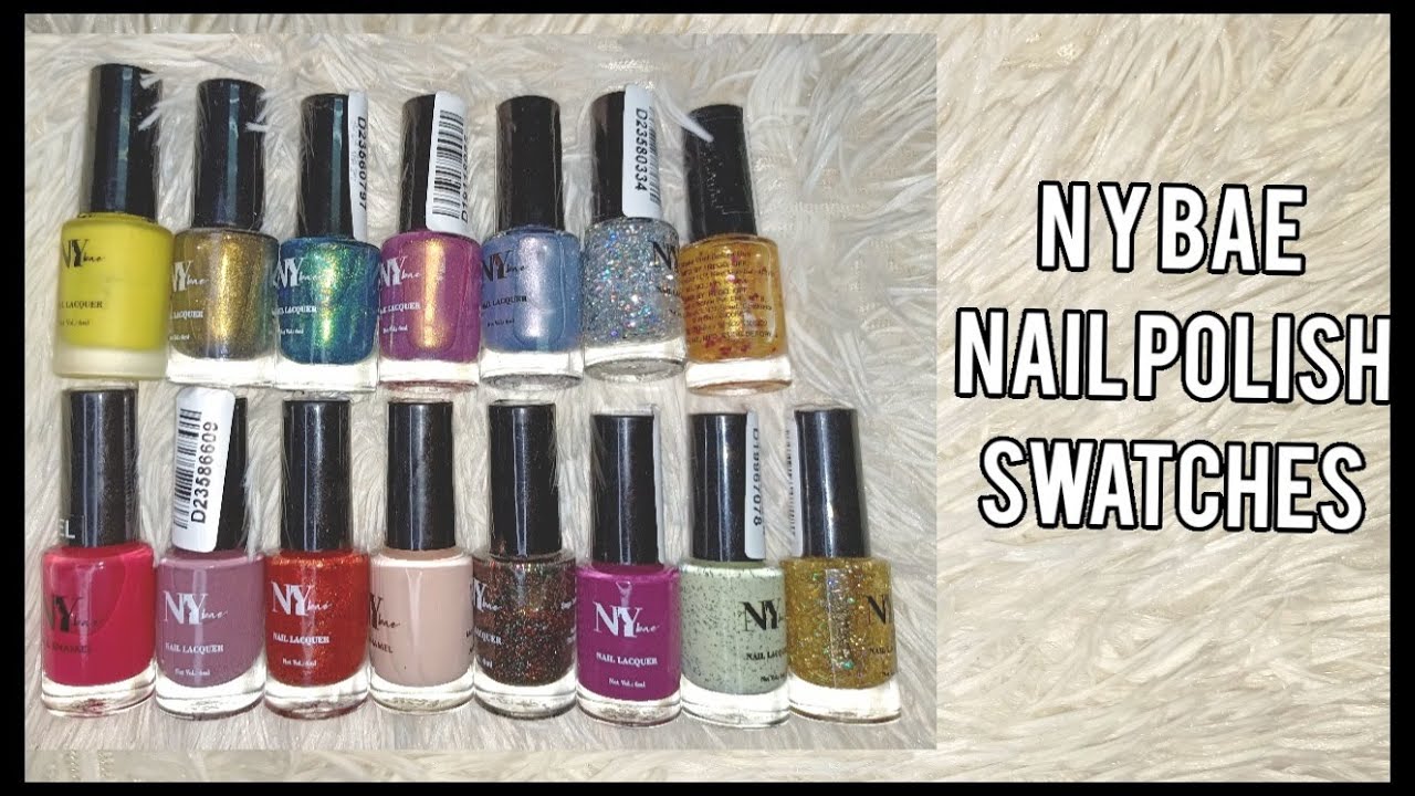 N Y Bae  Nail Polish Haul | N Y Bae Nail Lacquer swatches | STYLONIKA  ||