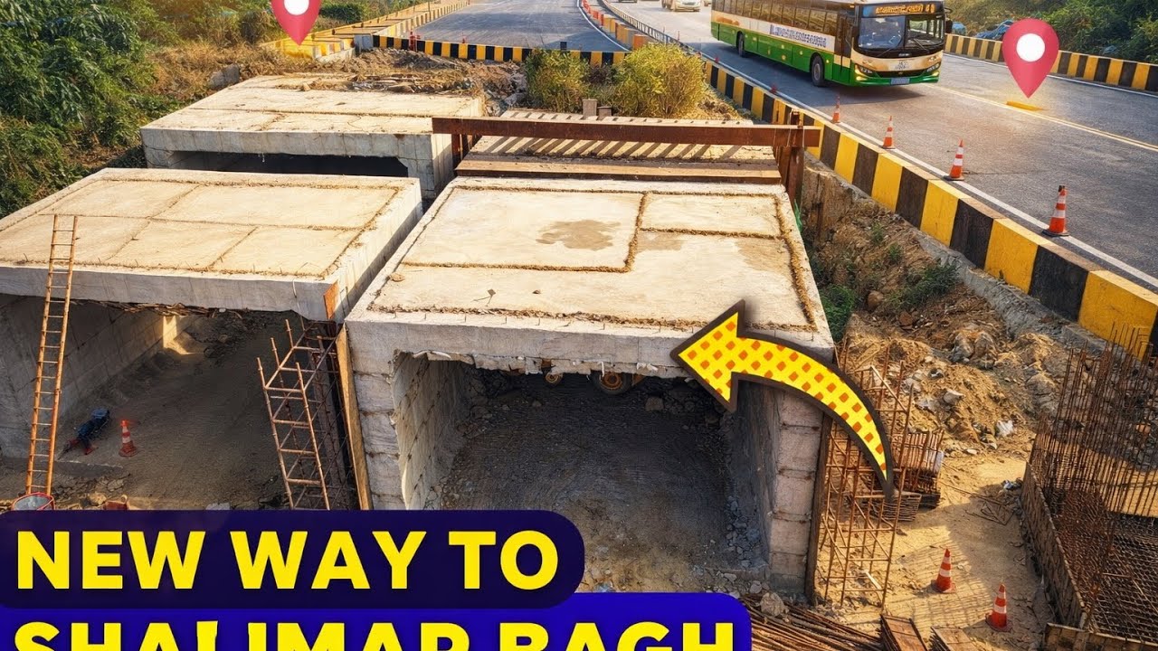 New Way to Shalimar Bagh | PWD Underpasses Shalimar Bagh