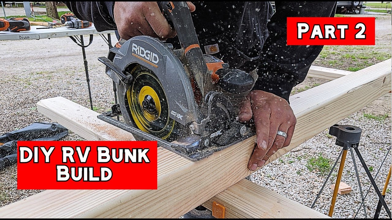 RV Bunk Reno Part 2 | Custom RV Bunks |  DIY Camper Bunk Beds | Full time RV Family RV Renovation