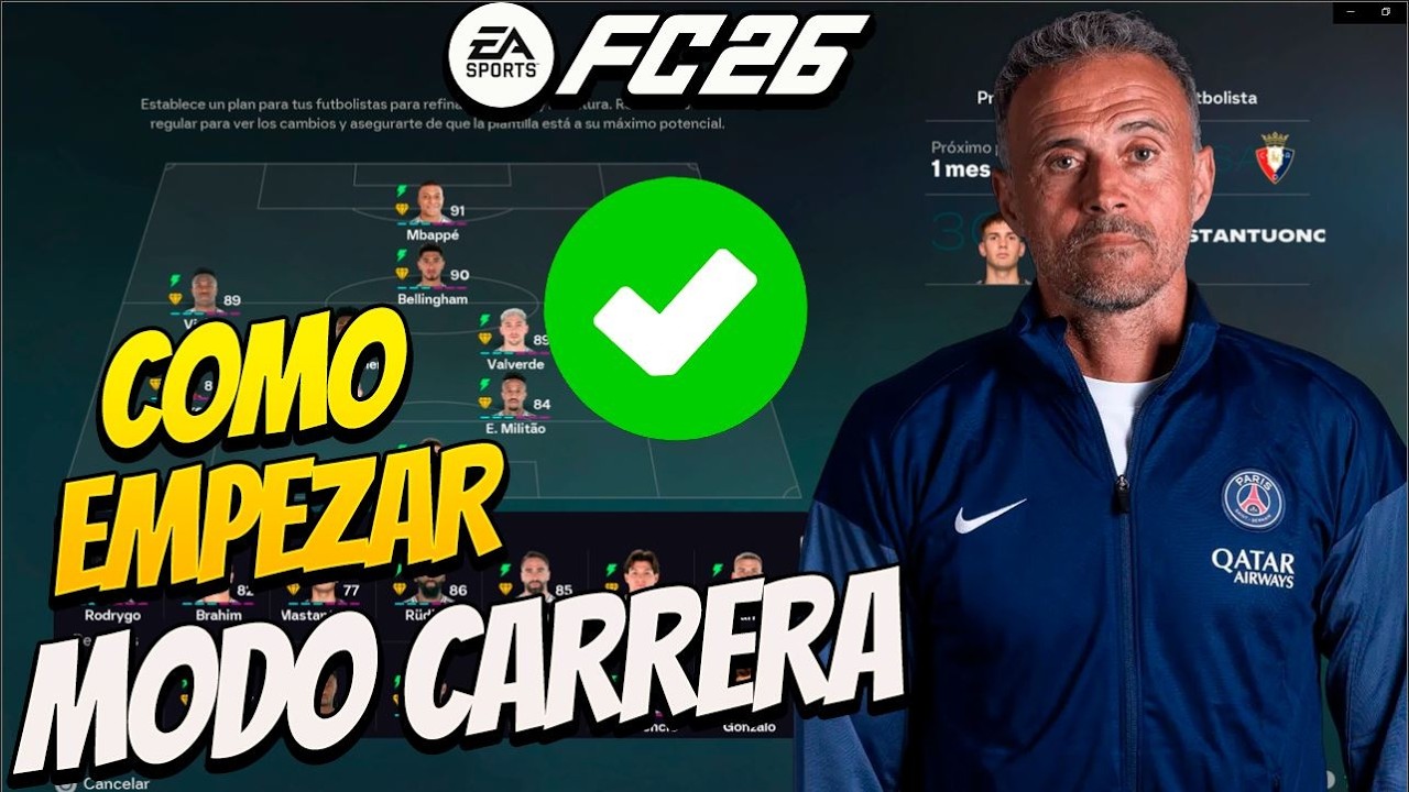 EA SPORTS FC 26  - GUÍA para EMPEZAR TU MODO CARRERA