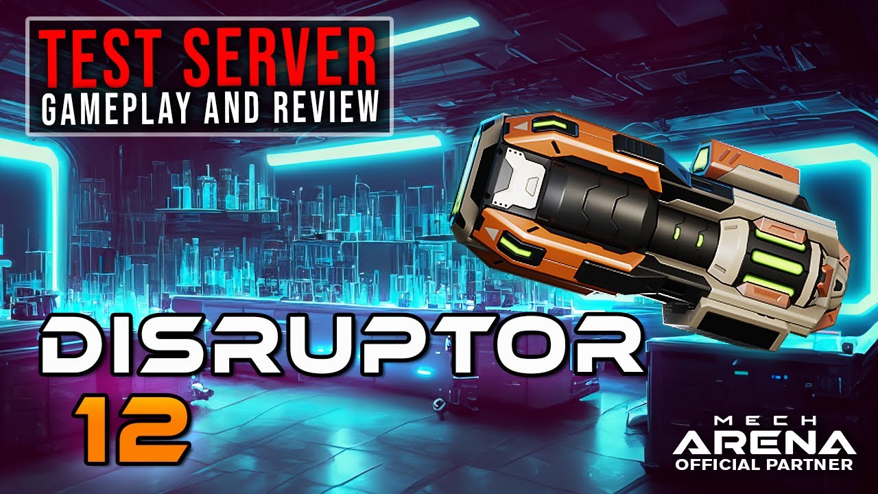 Disruptor 12 | Test Server Weapon Review | Mech Arena