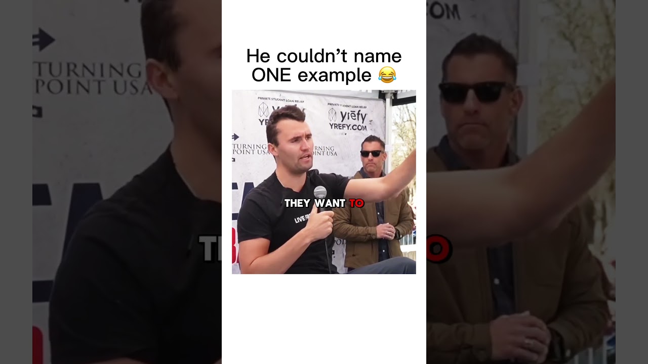 Charlie Kirk Debates A College Student on Political Division 😳 #charliekirk