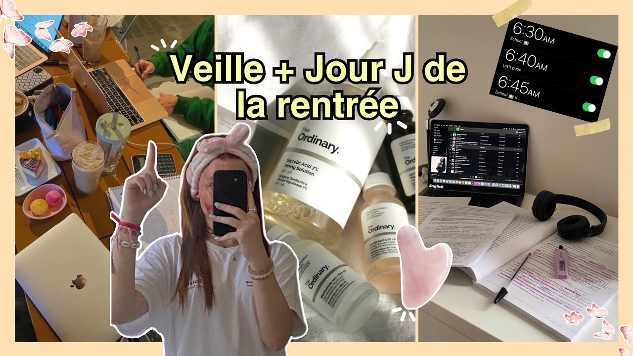Veille + Jour J de la rentrée !! 🥞🎧💌