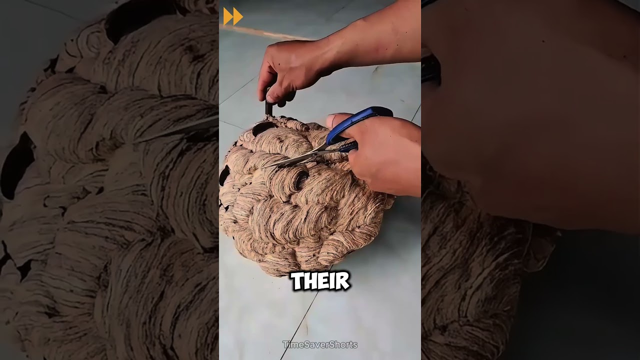 Have You Seen the Inside of a Wasp Hive