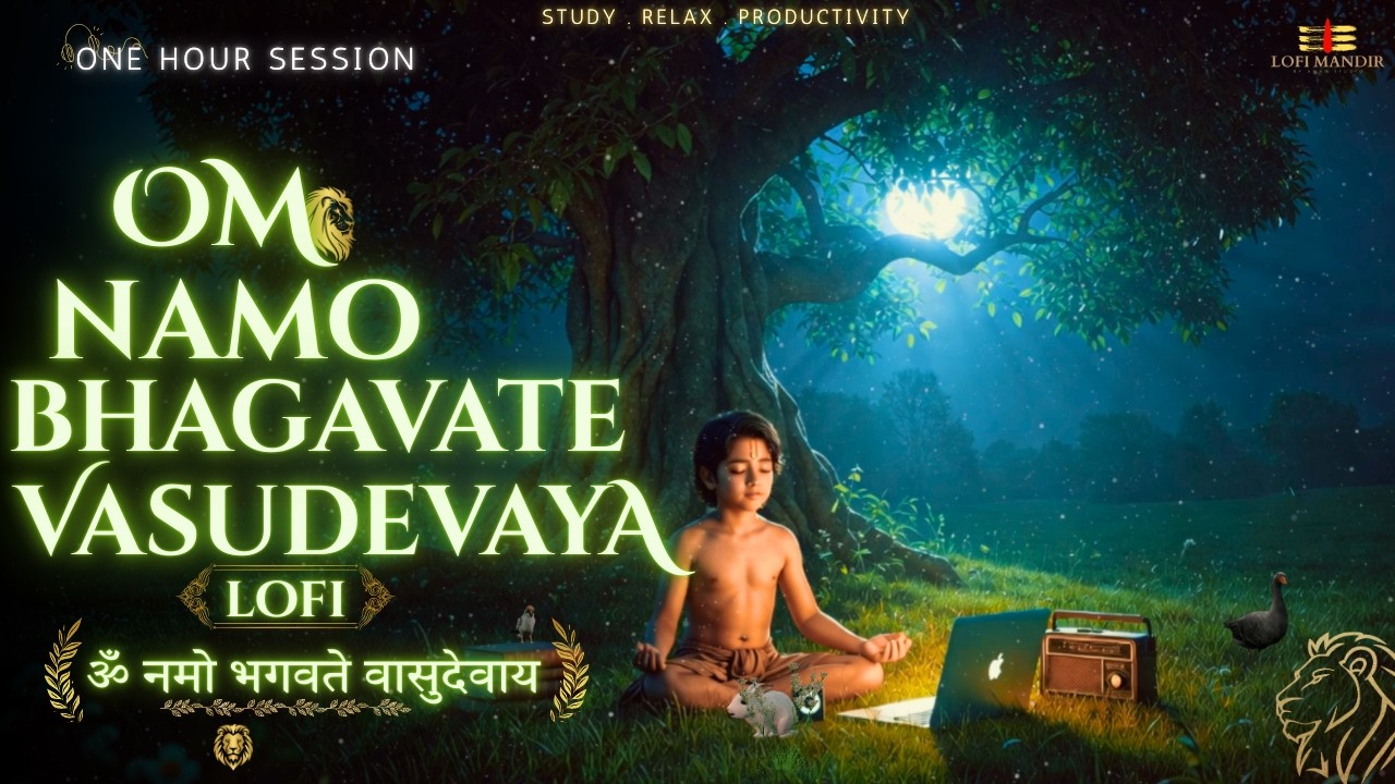 (Lofi) Om Namo Bhagavate Vasudevaya Lofi Chanting || Peaceful Vishnu Mantra for Study & Meditation