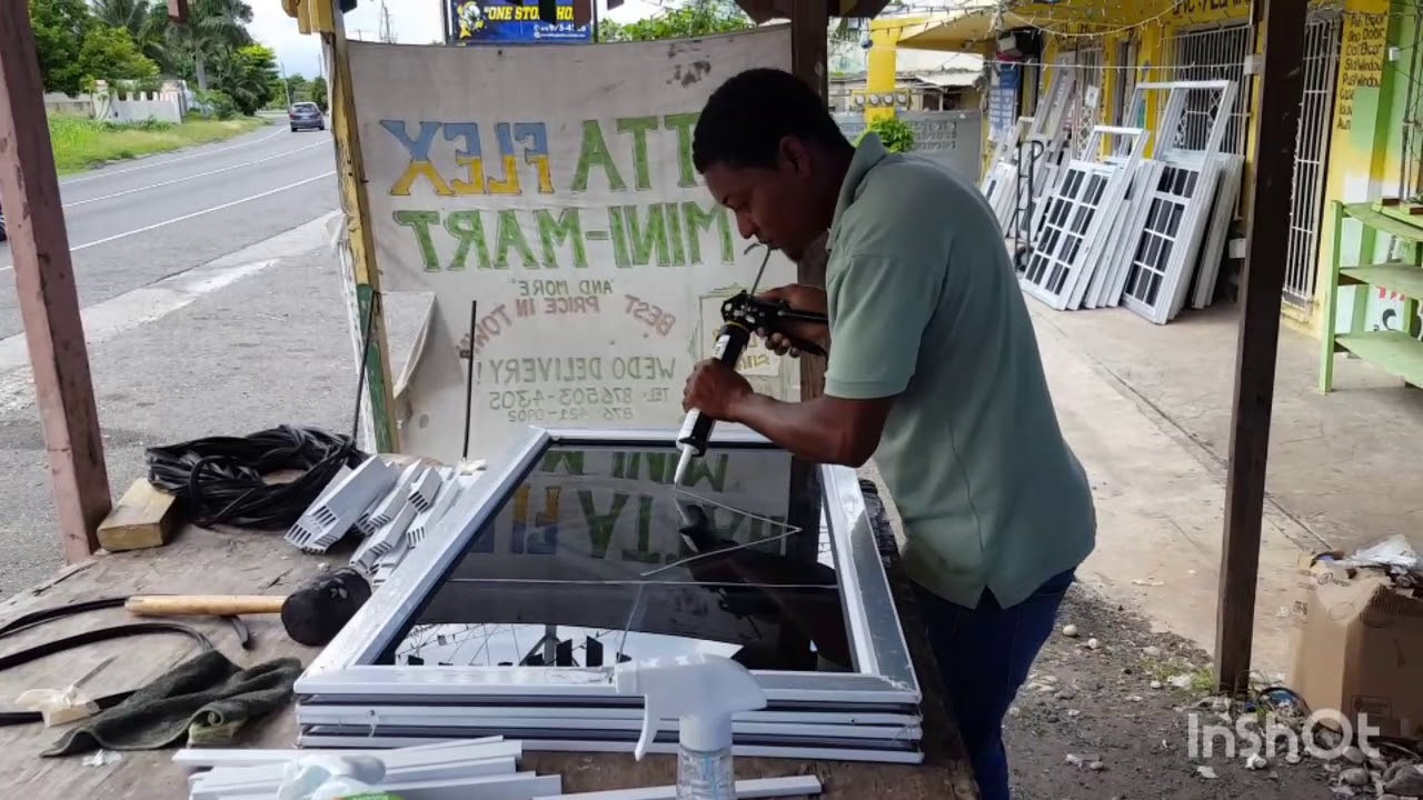 how to do a double diamond design/ upvc Window /Jamaica