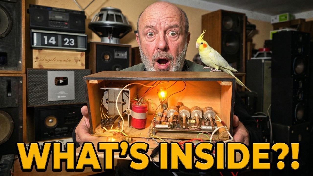 Vintage 70s Unique DIY Stereo Amplifier: What's inside?