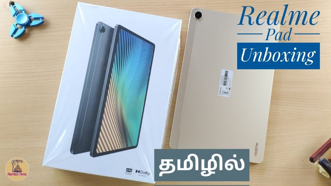 👉🏻Realme Pad Unboxing in tamil 🥳10.4 inch super display 🤩 Fewtech Tamil