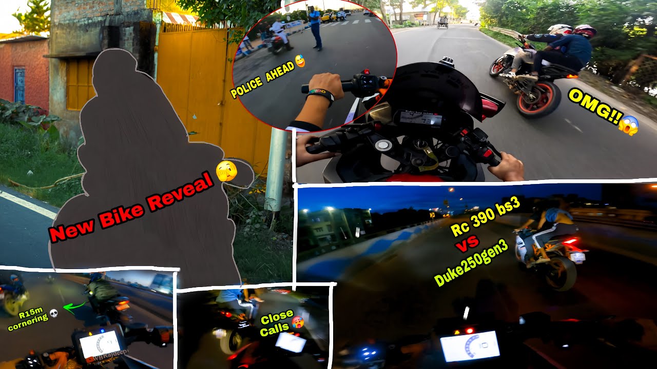 Crazy Road Rush 🤯 Rc390 bs3 vs Duke250 gen3🫣// Almost Hit With R15v4M 😱// Hyper Ride 🥵// 