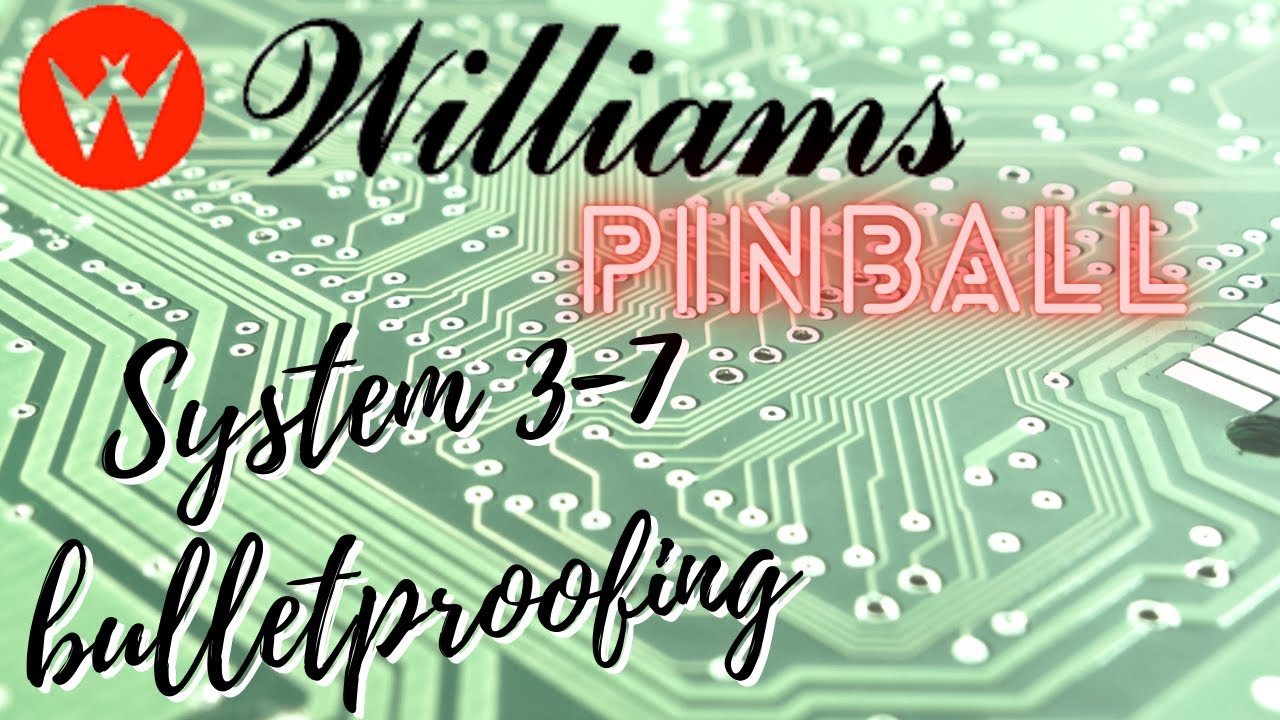 Bulletproofing Williams 3-7 MPU and Driver Boards Pinball Repair.  #Williams #System3-7 #Pinball