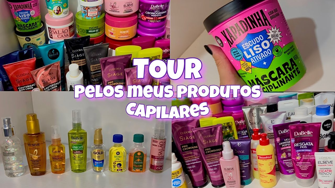 TOUR PELOS MEUS PRODUTOS CAPILARES✨ #3