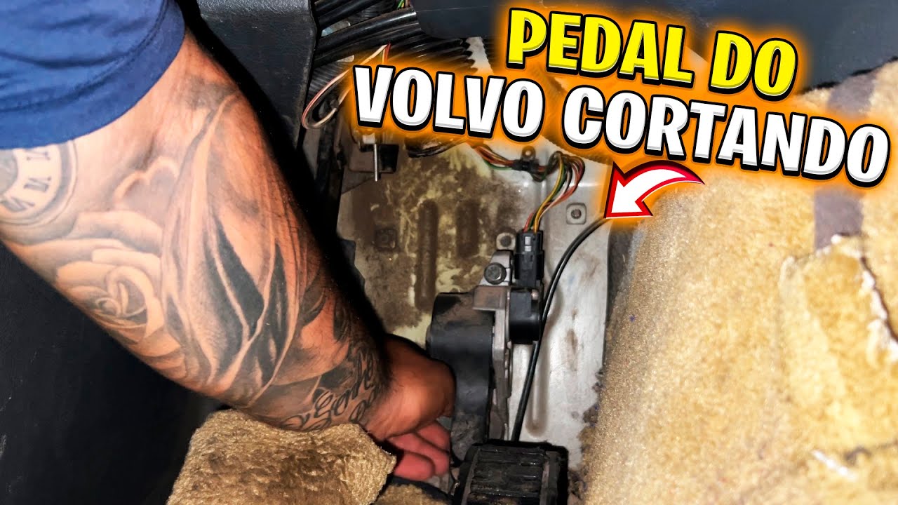 PEDAL  DO ACELERADOR DO VOLVO CORTANDO