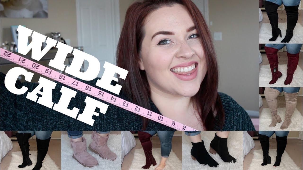 BOOT HAUL! Wide Calf Thigh High Boots & Booties |Plus Size Fashion|