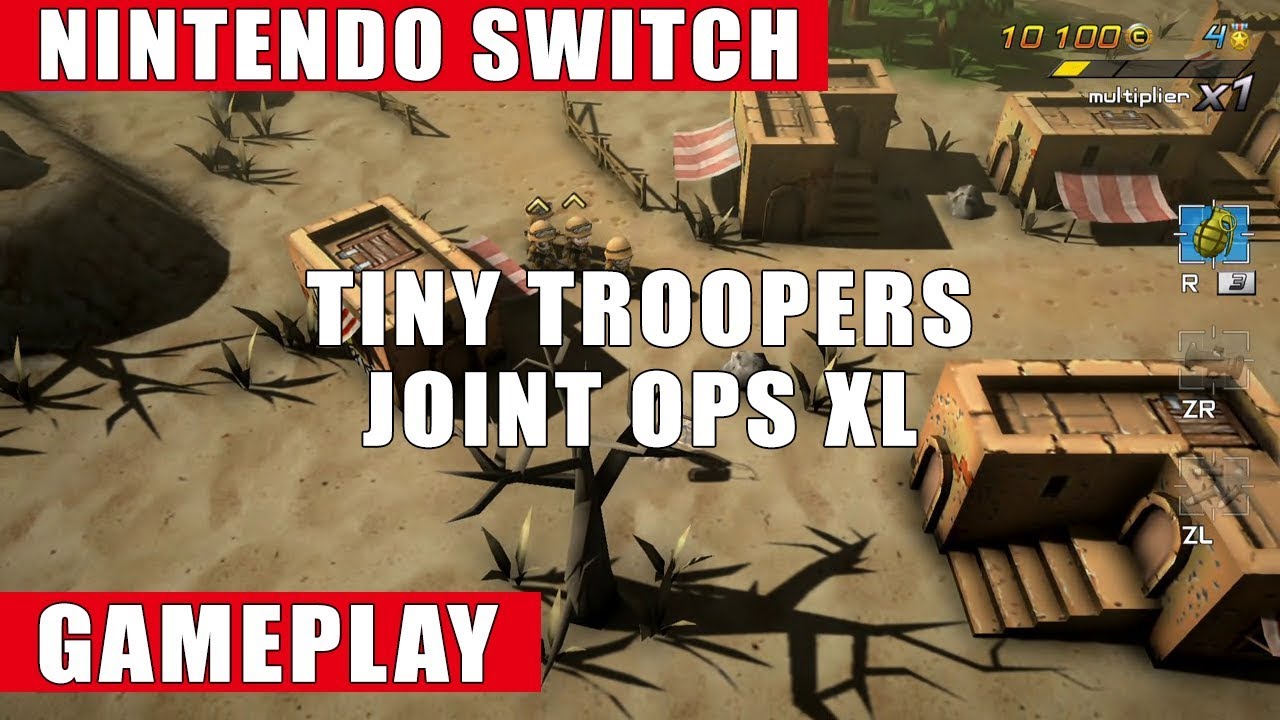 Tiny Troopers Joint Ops XL Nintendo Switch Gameplay