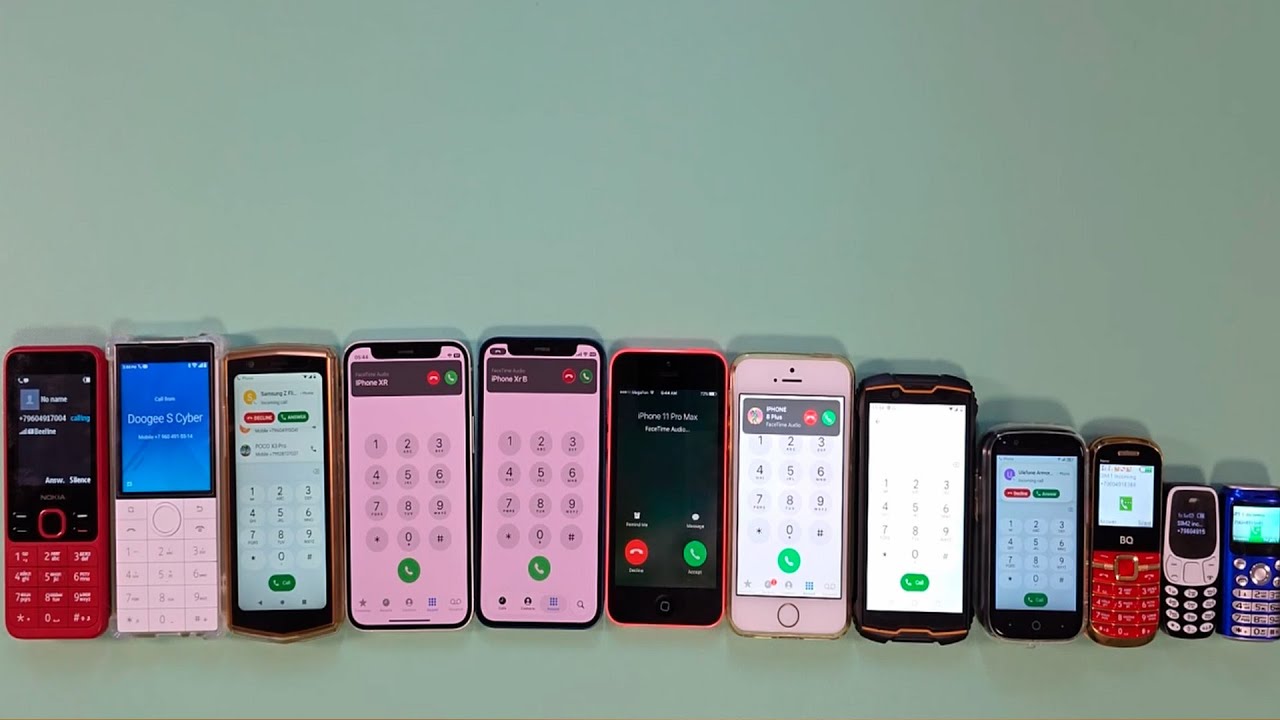 12 Small Incoming Call Nokia 150 Qin F22 Cubot Pocket 3 Unihertz Jelly Star Bq Nano iPhone 12 mini