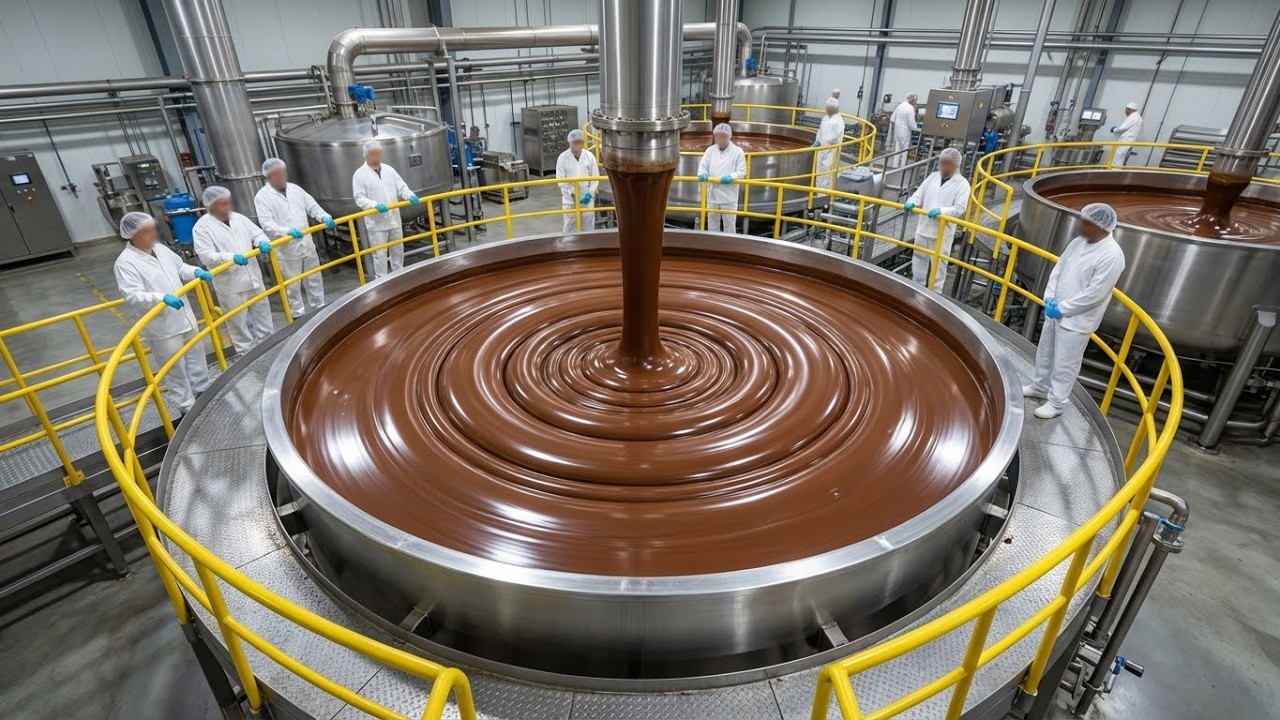 Inside Dubai’s Mega Chocolate Factory: How Millions of Pistachio Chocolate Bars Are Made