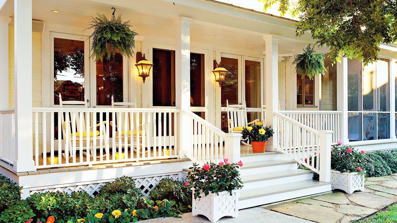 AMAZING! FRONT PORCH GARDEN PLANTERS IDEAS | BEST CONTAINER PLANTER FOR BEAUTIFUL PORCH GARDENING