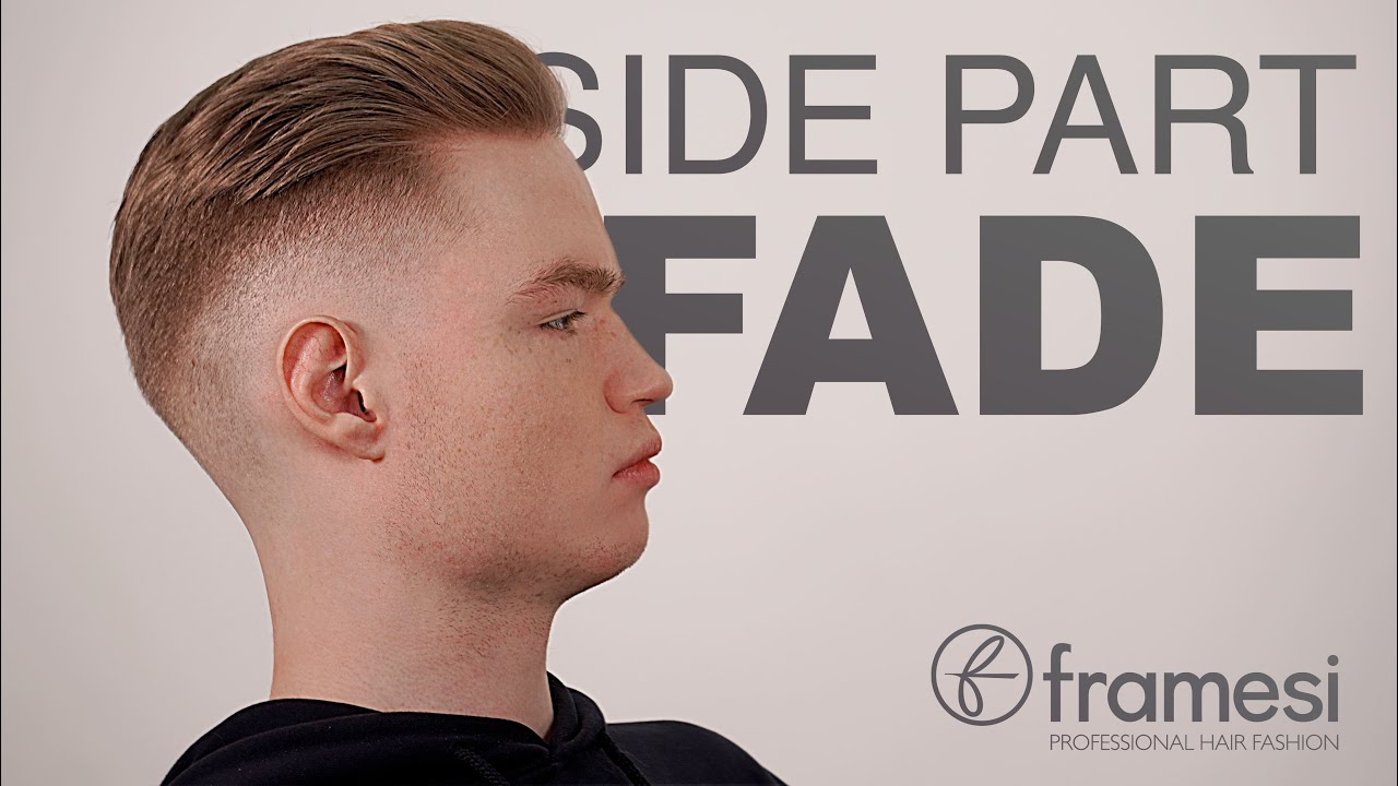 SIDE PART HAIRCUT / FADE Чоловіча стрижка / Framesi