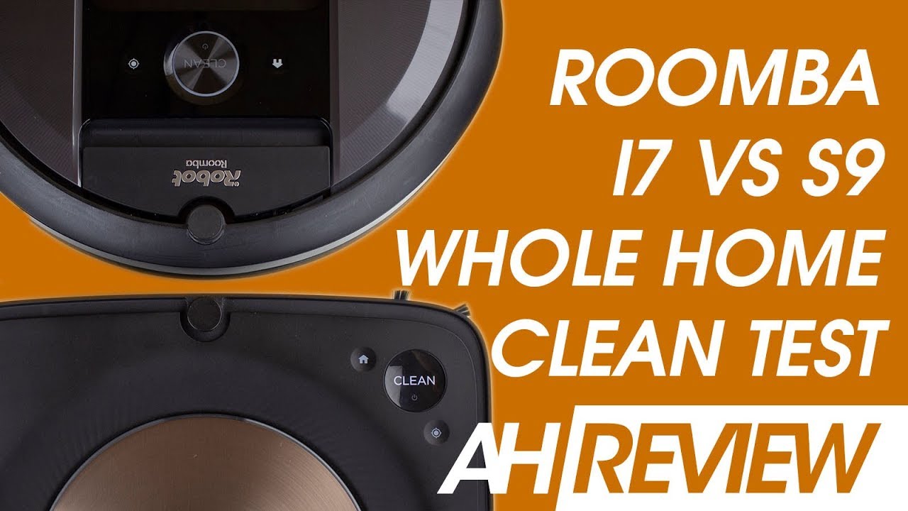 iRobot Roomba s9 vs Roomba i7 - Whole Home Cleaning Test