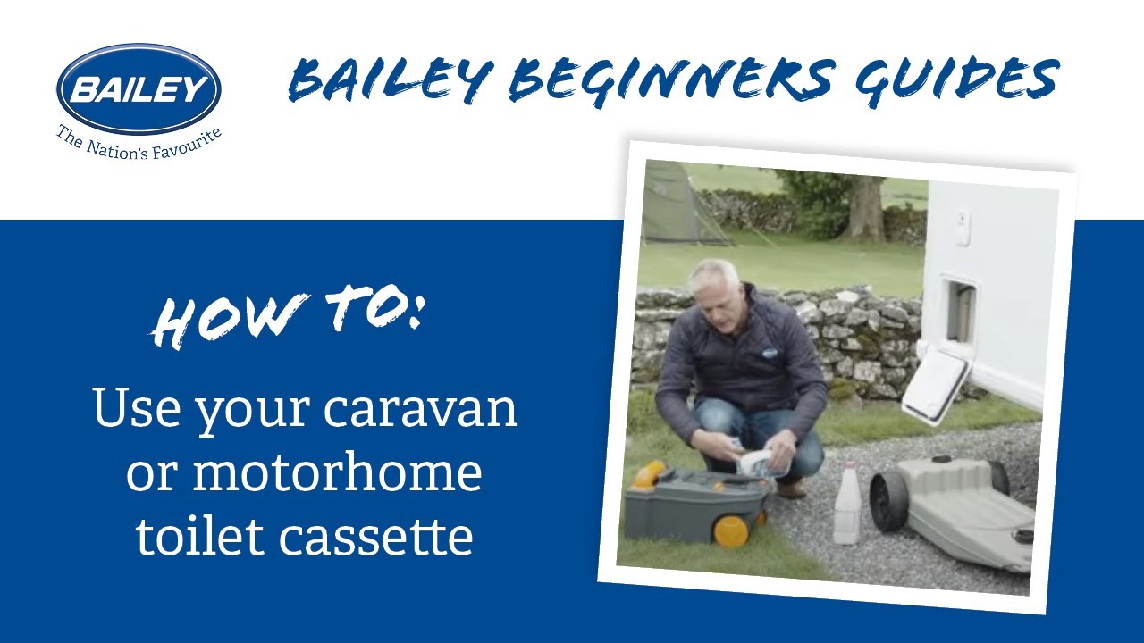 How to use your caravan or motorhome toilet cassette