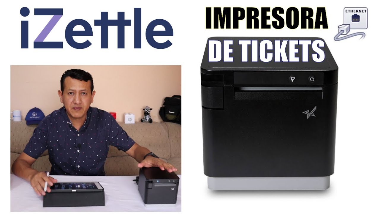 Impresora para iZettle Punto de Venta Miniprinter mC-Print3 de Star Micronics 39651110