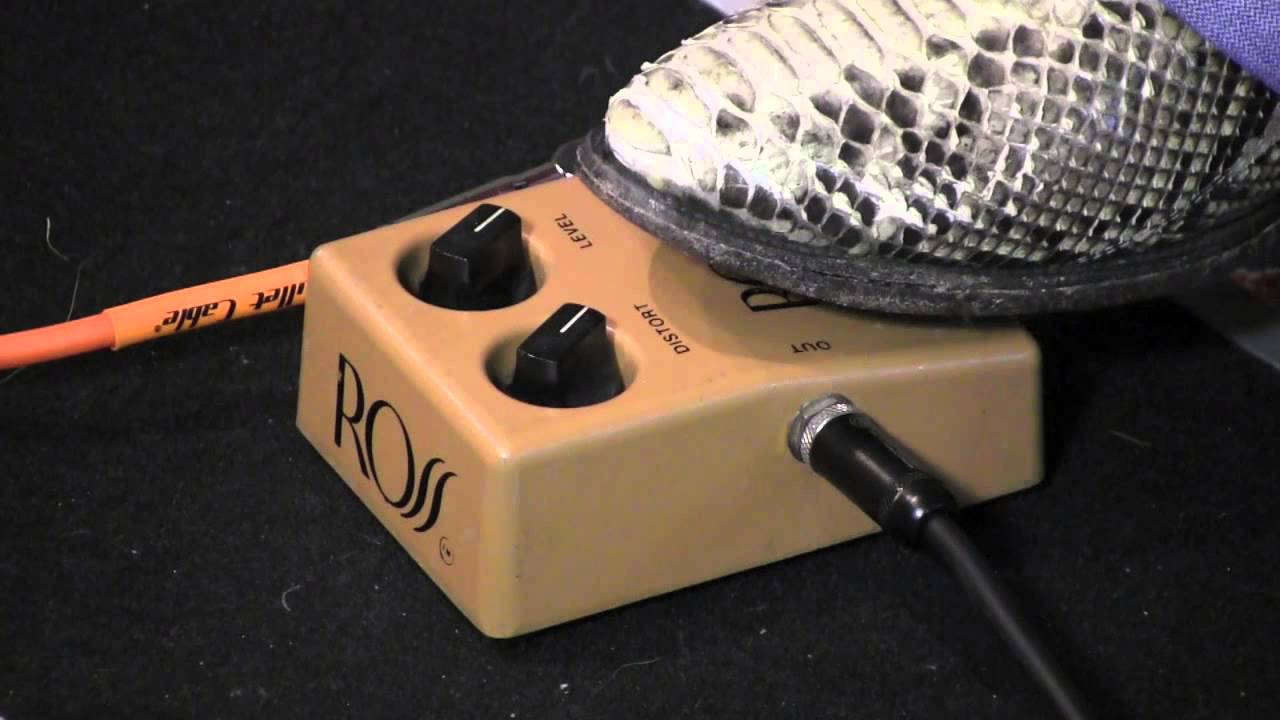 Vintage ROSS Distortion Pedal demo with Gibson ES-335