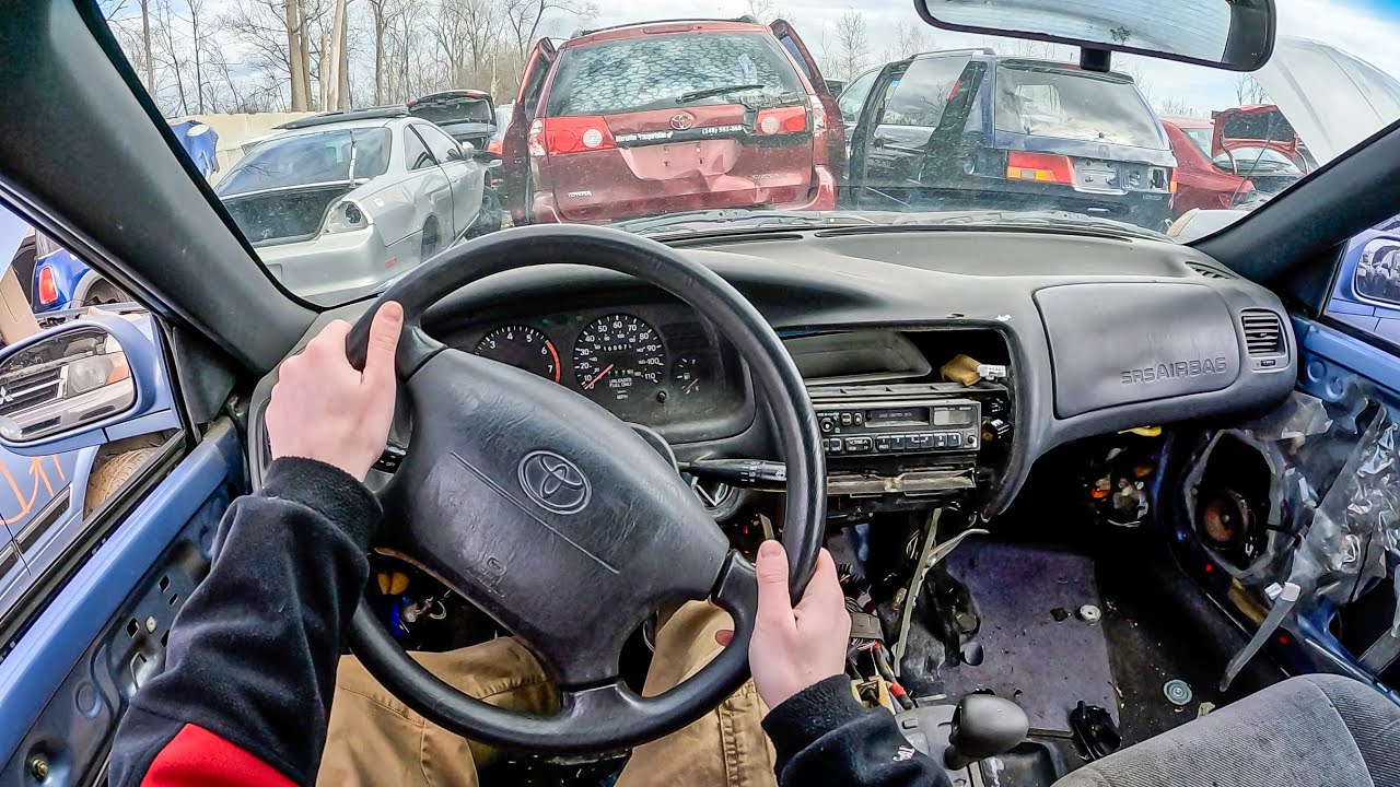1996 Toyota Corolla (4AT) - POV Test Drive (Binaural Audio)