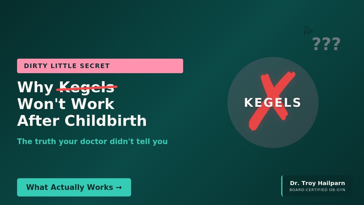 Why Kegel Exercises After Childbirth Won't Tighten Vaginal Muscles